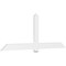 Ekena Millwork Eugene Architectural Grade PVC Gable Bracket, 96"W x 36"H x 2"D x 6"F, 9/12 Pitch GBP096X36X0206EUG00 - alternate 1
